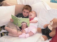 Thomas reads a story